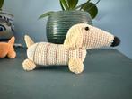 Gehaakte Teckel Knuffel Decoratie, Ophalen of Verzenden, Nieuw, Haken, Overige typen