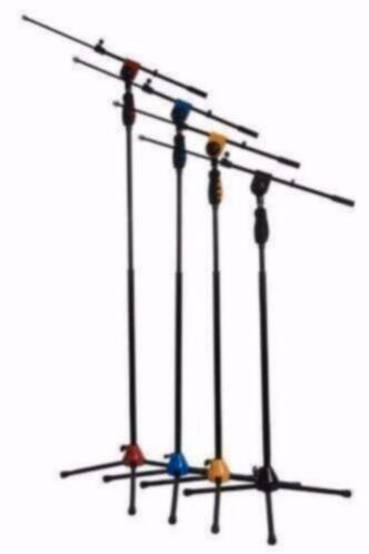 Zware professionele microfoon statief Geel, Muziek en Instrumenten, Standaards, Nieuw, Microfoon, Ophalen of Verzenden