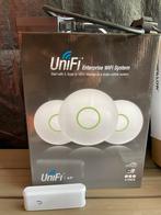 Unify 3x access point + POE injectors & cloudkey, Computers en Software, Accesspoints, Ophalen, Gebruikt, Ubiquity UniFi