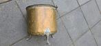 Koperen pot, Huis en Inrichting, Emmers, Ophalen of Verzenden, Gebruikt, RVS