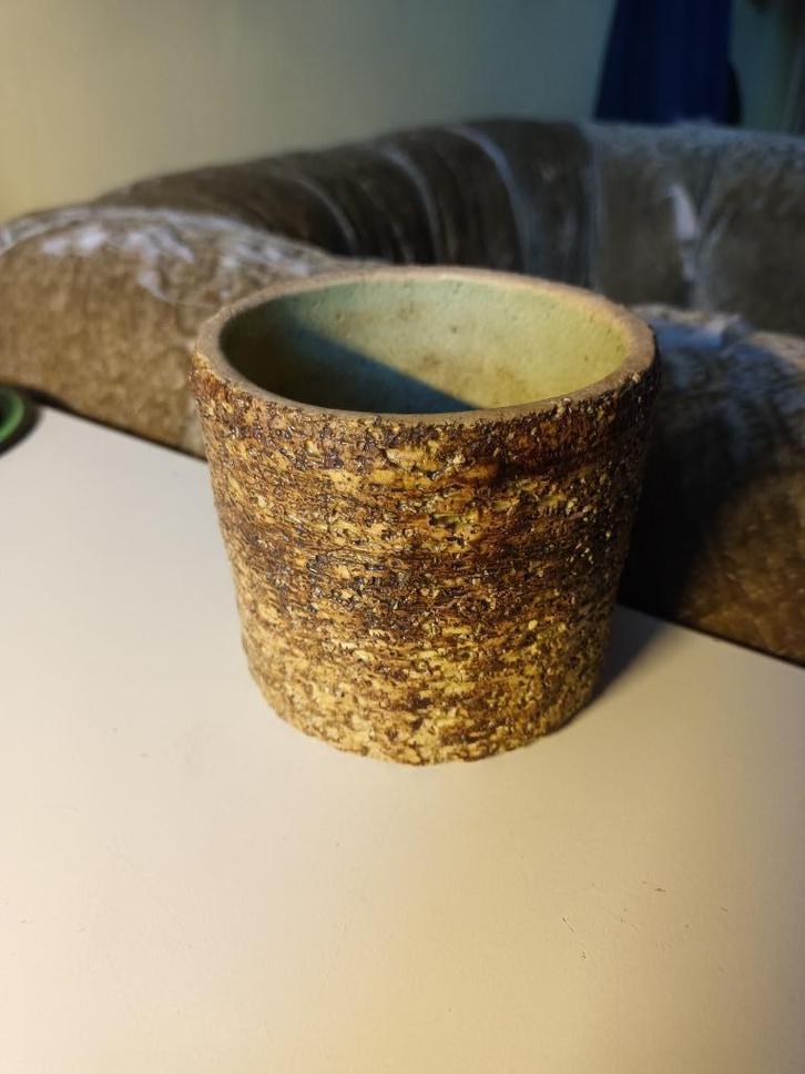 2x BERKENBAST pot- Chamotte pottery, Antiek en Kunst, Antiek | Keramiek en Aardewerk, Ophalen of Verzenden