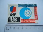 sticker oud ELF Renault auto oldtimer garage dealer onderhou, Verzamelen, Verzenden, Zo goed als nieuw