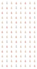 Kinderbehang Behang Peer Roze Bibelotte, Nieuw, Ophalen of Verzenden, Wanddecoratie, Info@bibelotte.nl