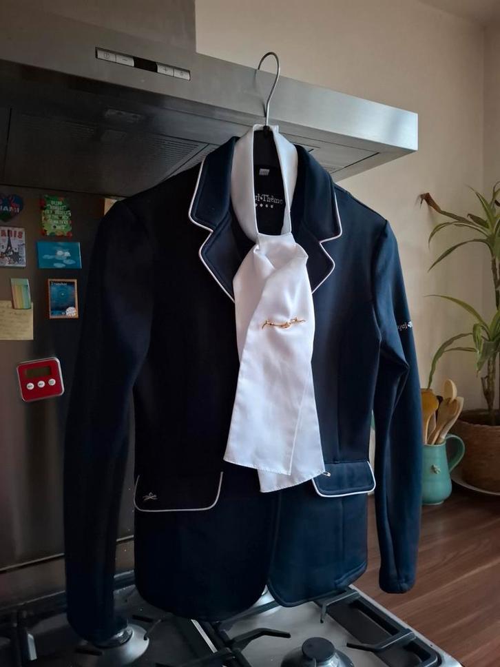 👑 Equithème Wedstrijdjasje Soft Classic Mt 176 Prachtig!, Dieren en Toebehoren, Paardrijkleding, Zo goed als nieuw, Dames, Kinderen