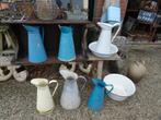 KORTING: Franse emaille kannen lampetkannen waterkannen, Antiek en Kunst, Ophalen