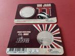 Coincard  100 Years TT ASSEN zwaar verzilverde €5 ,- MUNT, Ophalen of Verzenden, Koningin Beatrix, Euro's