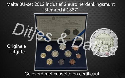 BU set 2012 inclusief 2 euro Kiesrecht met muntmeesterteken, Postzegels en Munten, Munten | Europa | Euromunten, 2 euro, Overige landen