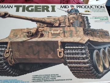 Tamiya 35194 German Tiger I Mid Production beschikbaar voor biedingen