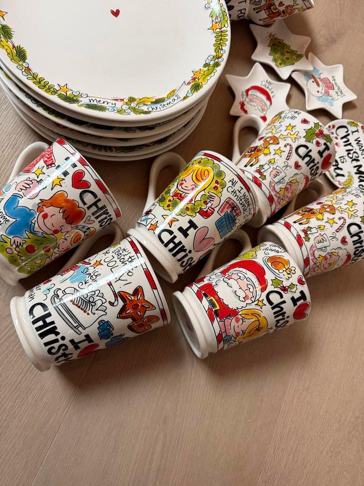 Blond Amsterdam Kerstservies, Huis en Inrichting, Keuken | Servies, Zo goed als nieuw, Compleet servies, Blond Amsterdam, Aardewerk