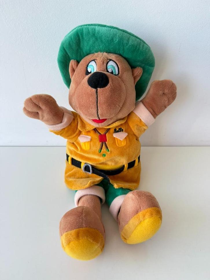 Knuffel handpop, poppenkastpop beer Bollo 38 cm / Landal, Kinderen en Baby's, Speelgoed | Knuffels en Pluche, Zo goed als nieuw