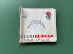 Borduurkaart bernina no 108 mand strik bloemen, Hobby en Vrije tijd, Borduren en Borduurmachines, Ophalen of Verzenden, Gebruikt