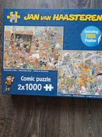 Jan van Haasteren puzzels 2 x 1000 stukjes, Hobby en Vrije tijd, Denksport en Puzzels, Ophalen, 500 t/m 1500 stukjes, Zo goed als nieuw