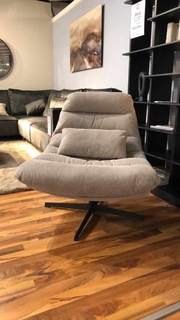 Fauteuil Cooper - outletmodel, Huis en Inrichting, Fauteuils, Zo goed als nieuw, Stof, Minder dan 50 cm, Ophalen of Verzenden