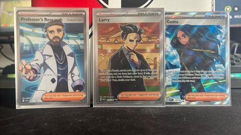 3 Pokemon Trainers, Hobby en Vrije tijd, Verzamelkaartspellen | Pokémon, Nieuw, Losse kaart, Ophalen of Verzenden