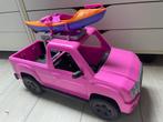 Barbie jeep met kano, Ophalen, Gebruikt, Barbie
