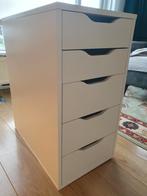 Ikea Alex ladekast met 5 lades, Ophalen, Gebruikt, Minder dan 100 cm, 50 tot 75 cm