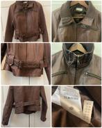 Bruine Leren Clockhouse Jas Maat 42, Ophalen of Verzenden, Zo goed als nieuw, Maat 42/44 (L), Bruin