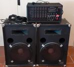 Zangset Ross pc6400W 400Watt met Peavey Black Widow speakers, P.A., Gebruikt, Ophalen, Minder dan 500 watt