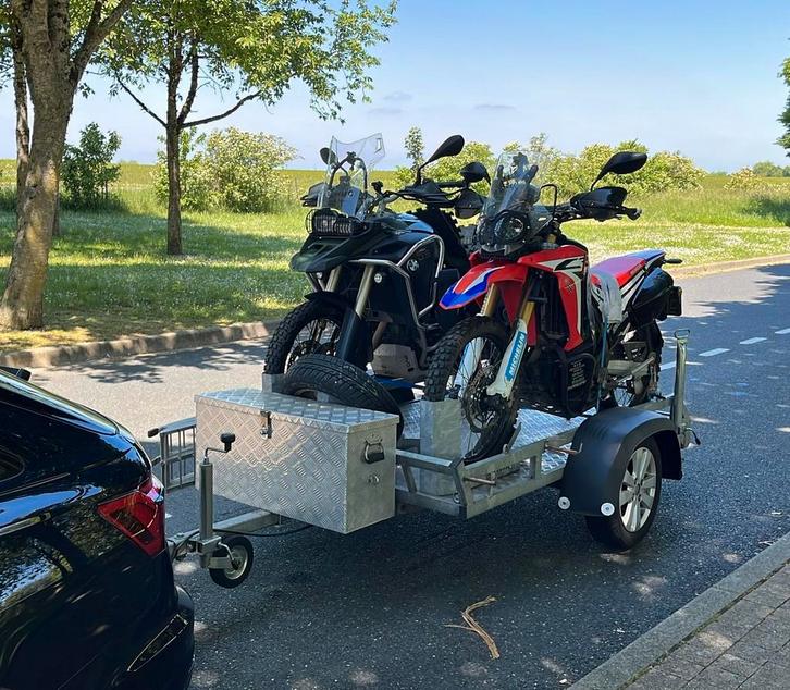 Te huur motortrailer omgeving Amersfoort / Gooi, Diensten en Vakmensen, Verhuur | Auto en Motor, Aanhangwagen