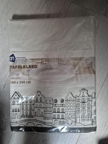 Tafelkleed katoen - grachtenhuisjes - NIEUW beschikbaar voor biedingen