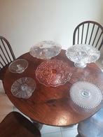 Oude taartschotels, etageres jaren 30 Lux Val VSL België, Antiek en Kunst, Ophalen of Verzenden