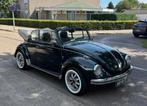 Volkswagen Kever Cabriolet Karmann 1971 Groen Metallic, Auto's, Achterwielaandrijving, Zwart, Cabriolet, Volkswagen