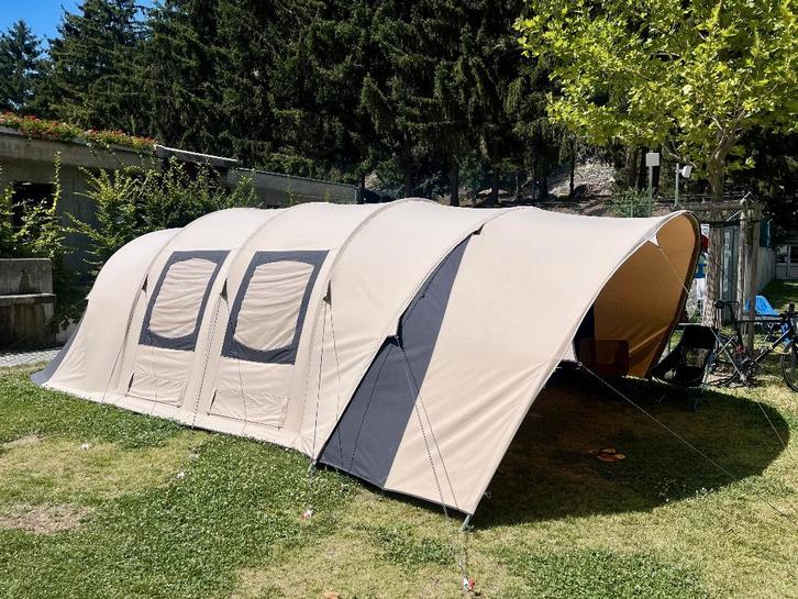 Grote De Waard Koningseider tunneltent, Caravans en Kamperen, Tenten, tot en met 6, Zo goed als nieuw, Ophalen