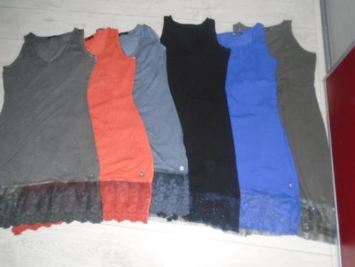 6x DiDi Slipdress Onderjurk Jurk met Kant en Kralen maat M, Kleding | Dames, Jurken, Zo goed als nieuw, Maat 38/40 (M), Overige kleuren
