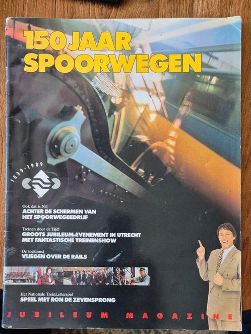 150 jaar Spoorwegen, Verzamelen, Spoorwegen en Tramwegen, Gebruikt, Trein, Boek of Tijdschrift, Ophalen of Verzenden