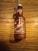 Hanger Bierflesje Pilsen San Miguel Cerveza, Verzamelen, Ophalen, Gebruikt, Flesje(s), Overige merken