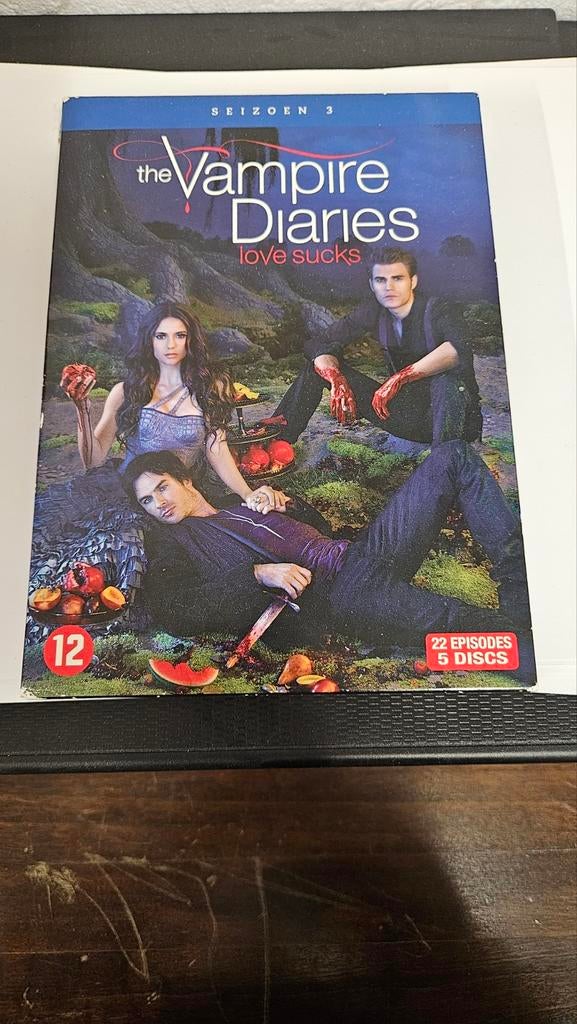 The Vampire Diaries Seizoen 3 DVD, Gebruikt, Boxset, Drama, Ophalen of Verzenden