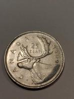 Canadese 25 cent (kwartje) 1969, Ophalen of Verzenden