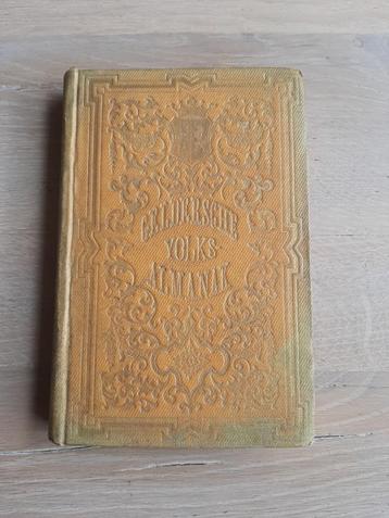 antiek boekje de Geldersche Volks Almanak, 1868 beschikbaar voor biedingen