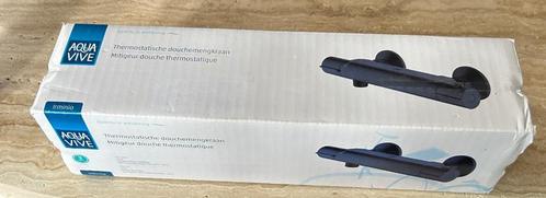 AquaVive Eco thermostatische douchekraan Irminio zwart 15cm, Doe-het-zelf en Verbouw, Sanitair, Nieuw, Overige typen, Ophalen of Verzenden