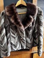 Korte bontjas jaren 70 vintage retro, Kleding | Dames, Jassen | Winter, Ophalen of Verzenden, Gedragen, Bruin