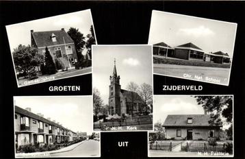 Groeten uit Zijderveld - 5 afb dorpsgezichten - ongelopen beschikbaar voor biedingen