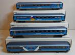 Aanbieding Dinner Train/Railpromo Rijtuigen set 4 delig (12), Hobby en Vrije tijd, Modeltreinen | H0, Wisselstroom, Treinset, Nieuw