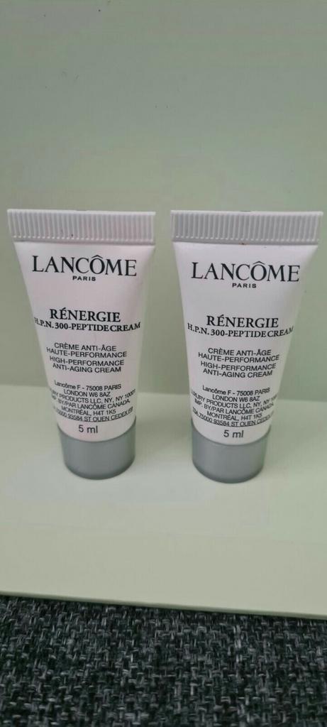 Lancome renergie hpn 300 peptide creme 2x5ml=10ml, Sieraden, Tassen en Uiterlijk, Uiterlijk | Gezichtsverzorging, Nieuw, Gehele gezicht