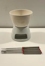 Oil & Vinegar chocoladefondue set, Witgoed en Apparatuur, Fonduesets, Ophalen of Verzenden, Zo goed als nieuw, Waxinelicht, Fondueset