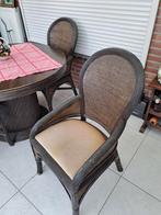 Rotan eethoek, Ophalen of Verzenden, Rechthoekig, 100 tot 150 cm, 50 tot 100 cm