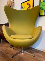 Egg chair, eistoel groen, Huis en Inrichting, Ophalen, Gebruikt, Minder dan 75 cm, 75 tot 100 cm