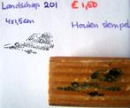 Landschap 201 Houten stempel, Ophalen of Verzenden, Gebruikt, Houten stempel