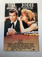 Boomerangkaart Maverick Mel Gibson & Jodie Foster, Verzenden, Nieuw, Film, Foto of Kaart