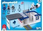 Playmobil politiestation 5917 met extra motor en quat, Kinderen en Baby's, Speelgoed | Playmobil, Verzenden, Zo goed als nieuw