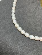 Parelketting met Verstelbare Sluiting (925 Zilver), Wit, Nieuw, 5646JA, Info@zilverenedelstenen.nl