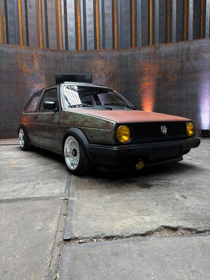 Volkswagen Golf 1.6 53KW AUT K6 1988 Rat look, Auto's, Volkswagen, Particulier, Golf, Dakrails, Mistlampen, USB, Benzine, Hatchback