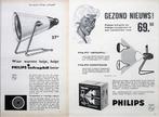 24 vintage advertenties hoogtezon 39-64 Philips Hanau, Verzenden, Gebruikt