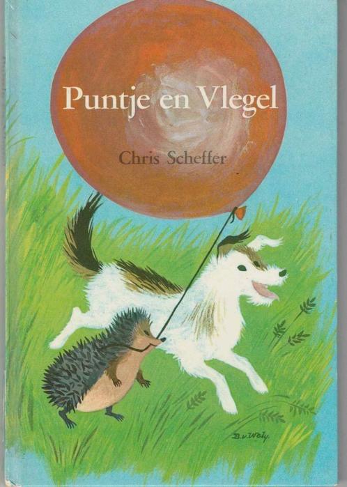Puntje en Vlegel - Chris Scheffer Ill: Babs van Wely, Boeken, Kinderboeken | Jeugd | onder 10 jaar, Gelezen, Ophalen of Verzenden