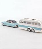 Citroën DS 19 1959 inclusief Henon Caravan Schaal 1:18, Auto, Norev, Ophalen of Verzenden, Norev