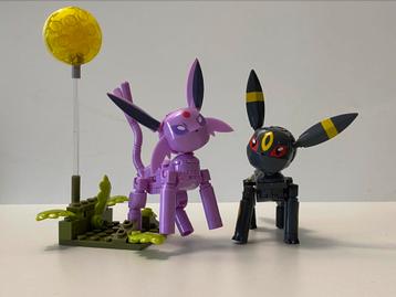 Pokemon Eevee Mega Blocks bouwblokken Espeon en Unbreon beschikbaar voor biedingen